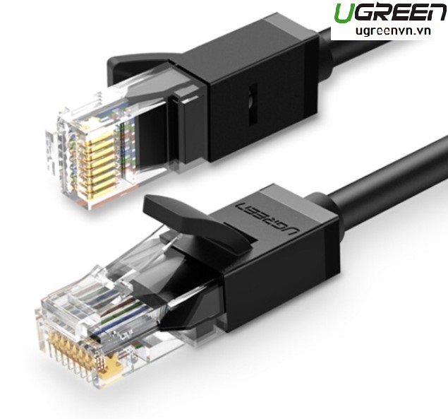 Cáp mạng đúc sẵn CAT6 UTP 26AWG tròn dài 1m Ugreen 20159